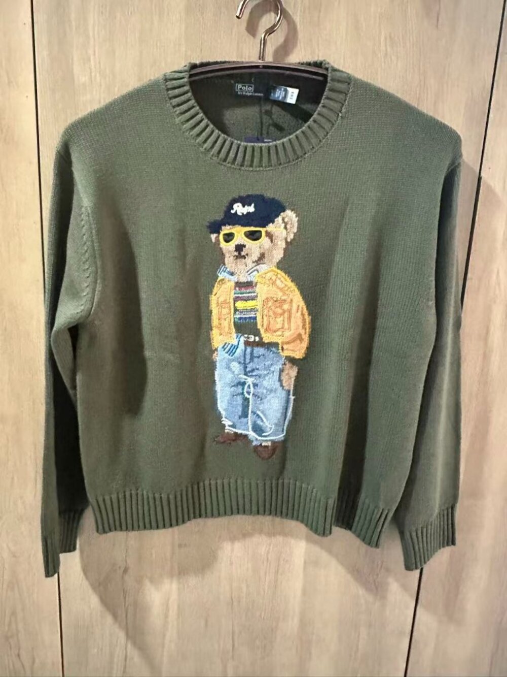 Polo Ralph Lauren Women Cool Bear Graphic Crew Neck Sweater